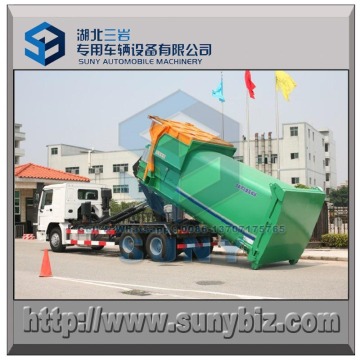 15 M3 Tipping Bucket Type Garbage Truck Compactor Station