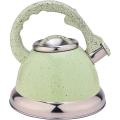 Grüner Spiegel Edelstahl Whistling-Kochplatten-Tee-Wasserkocher
