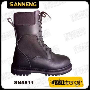 Amy de suela Goodyear cuero negro botas Sn5511