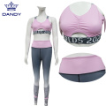 Soutien-gorge de sport confortable Cheerleading pour fille