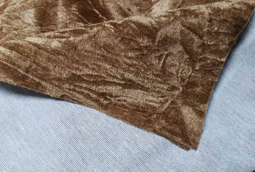 crumpled velvet fabric back crumpled velvet fabric back