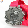 Medalha de cachorro de metal personalizada 3D com logotipo