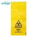 Patología Side Gusset Bolsas de biohazard de espécimen de plástico transparente