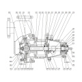 Pompe à huile hémique auto-amorçante Zx Series pour l&#39;industrie