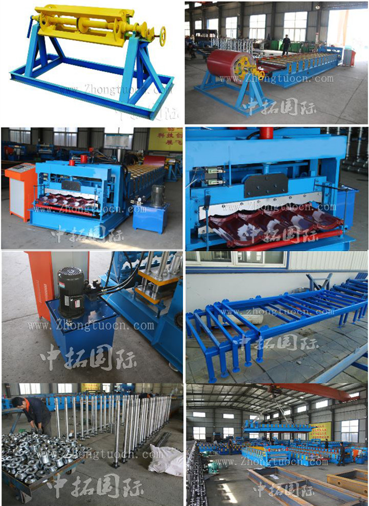 Colored Glaze Steel Building Material Making Machinery