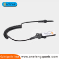 Coiled snap gancho Paddle Leash