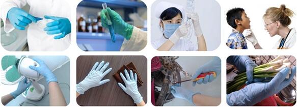 PVC gloves application