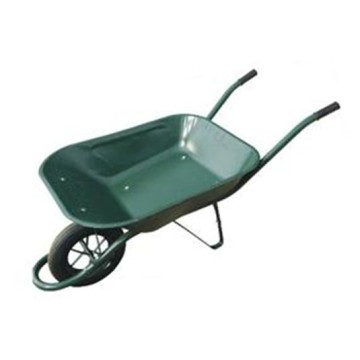 130kg 65L Construcción Industria Solid Air Tire Hand Barrow 6400