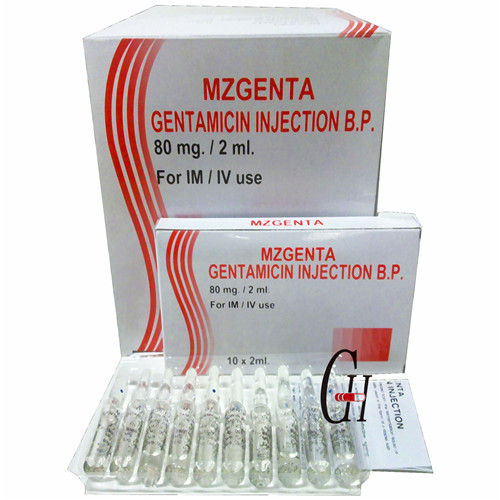 Gentamicin Injection 80mg/2ml