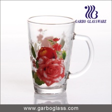 Taza de cristal de impresión de 12 oz (GB094212-HCS-117)