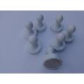 Powerful Permanent Neodymium Magnetic White Pushpins