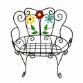 Tricot en métal décoratif Jardin Flowerpot Stand Craft