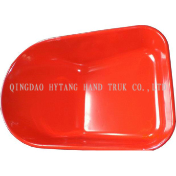 78L wheel barrow metal painted tray