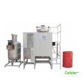 Solvent recovery machine for plastic products