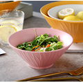 Household ceramic salad bowl set