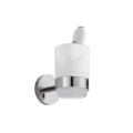 Wall Mounted Toothbrush Holder Frosted Glass Cup