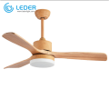 Ventiladores de teto decorativos LEDER