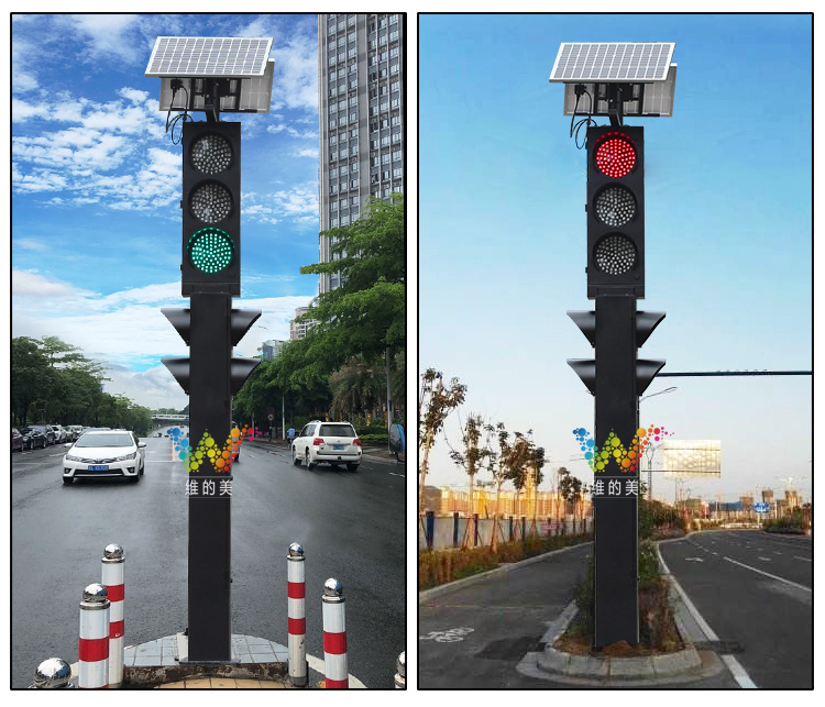 solar powered Integrated led traffic light_08