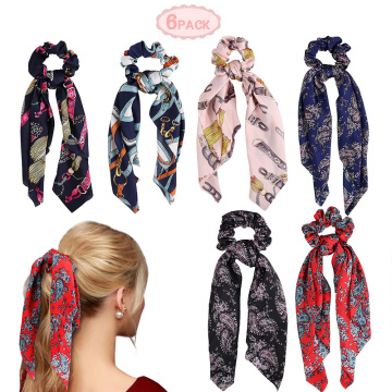 Scarf Scrunchies Bowknot Hair Band Hair Ties Rope