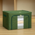 Carton fibre folding storage box