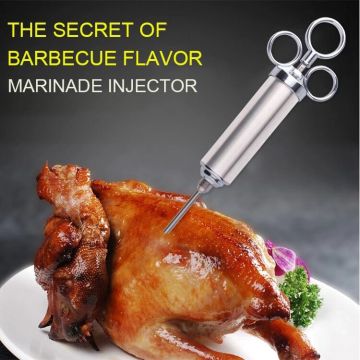 The secrect of BARBECUT FLAVOR MARINADE INJECTOR