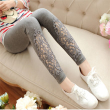 Modal Cotton Lace High Waist Outer Wear Leggings