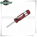 Tire Valve Core Tool with clip, Valve core key, Valve Core Extracting Tool