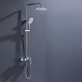 Bathroom Brass Rain Shower Faucet in Polished