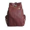 Unisex Vintage PU Leather School Backpack