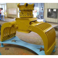 rotary orange peel grapple for excavator