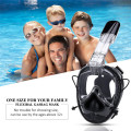 RKD easy breath anti fog snorkel mask