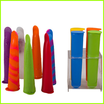 Promoção de alta qualidade Mini Silicone Ice Pop Moldes