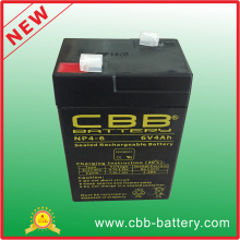 <Cbb>Rechargeable Sealed Mf AGM VRLA Battery 6V4ah