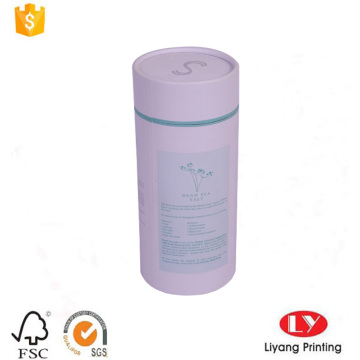 White Paper Tube Box With CMYK Printing