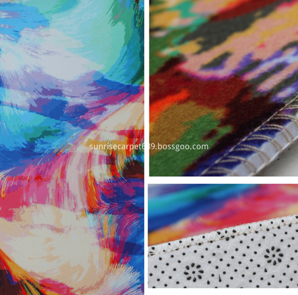 macro heat-transfer printing carpet