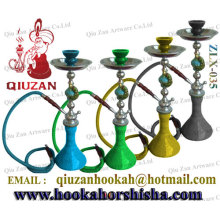 One Hose Large Hookah With Solid Color Vase