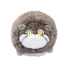 Almohada de peluche gris súper suave de totoro