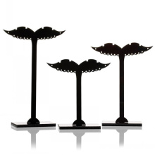 Retail Acrylic Earring Moustache Shaped Display Stand Holder