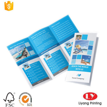 Foldable promotional advertising leaflet printing service