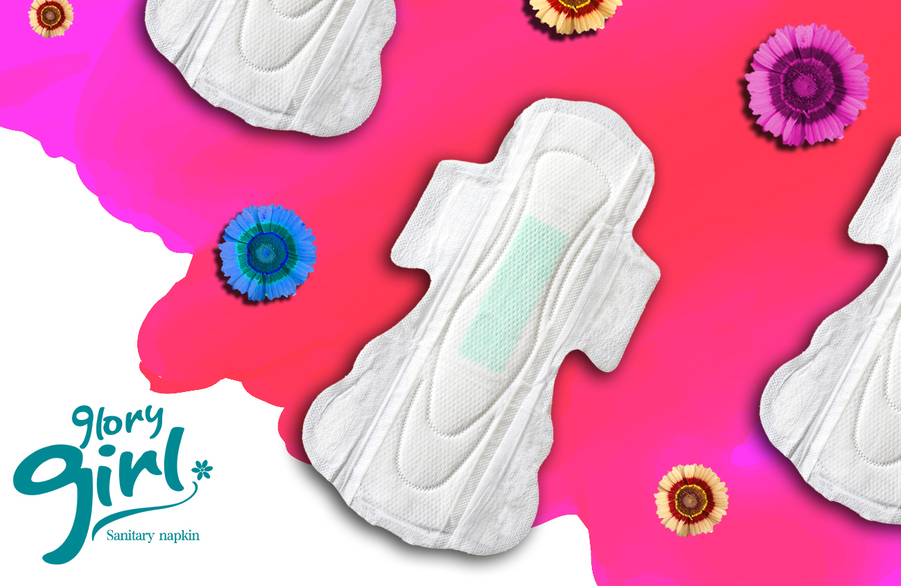 Super soft sanitary napkins with silver ions