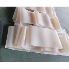 color customized oil resistant silicone conveyor belt