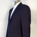 Costume de mariage en gros manteau noir pour hommes