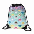 Durable Lightweight Print Drawstring Backpack