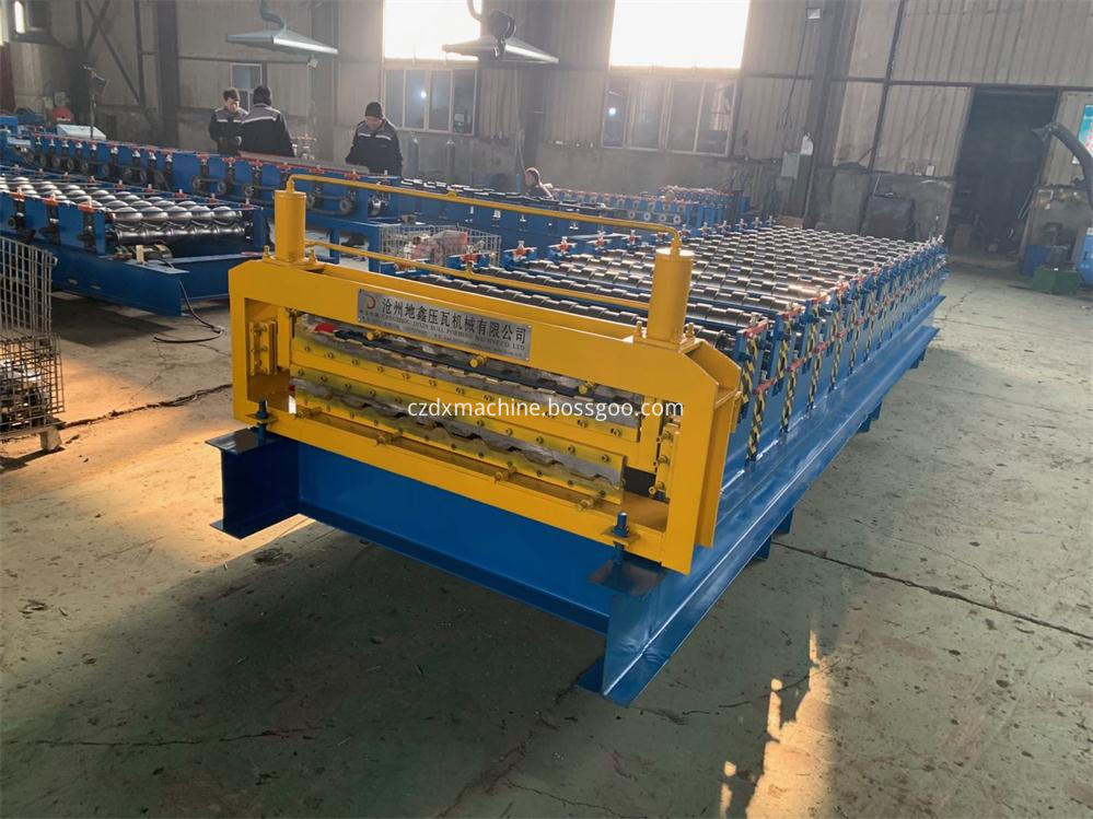 Trapezoidal Roof Double Layer Roll Forming Machine