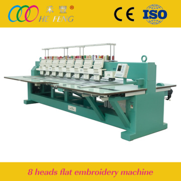 Hefeng 8 Köpfe EDV flache Stickmaschine