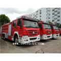 HOWO 16 Ton Dry Powder Fire Trucks