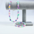 Multicolor Love Soft Pottery Chain Jewelry Set