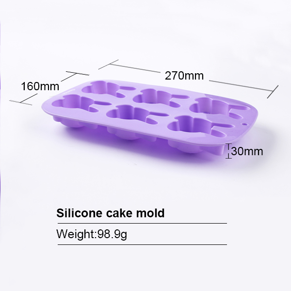 silicone cake slice mold