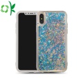 Estuche para teléfonos Glitter Liquid Bling Quicksand Bluelight de plástico