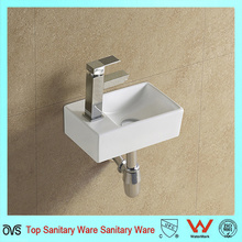 Bathroom One Hole Faucet Mount Wall Hung Type Wash Basins